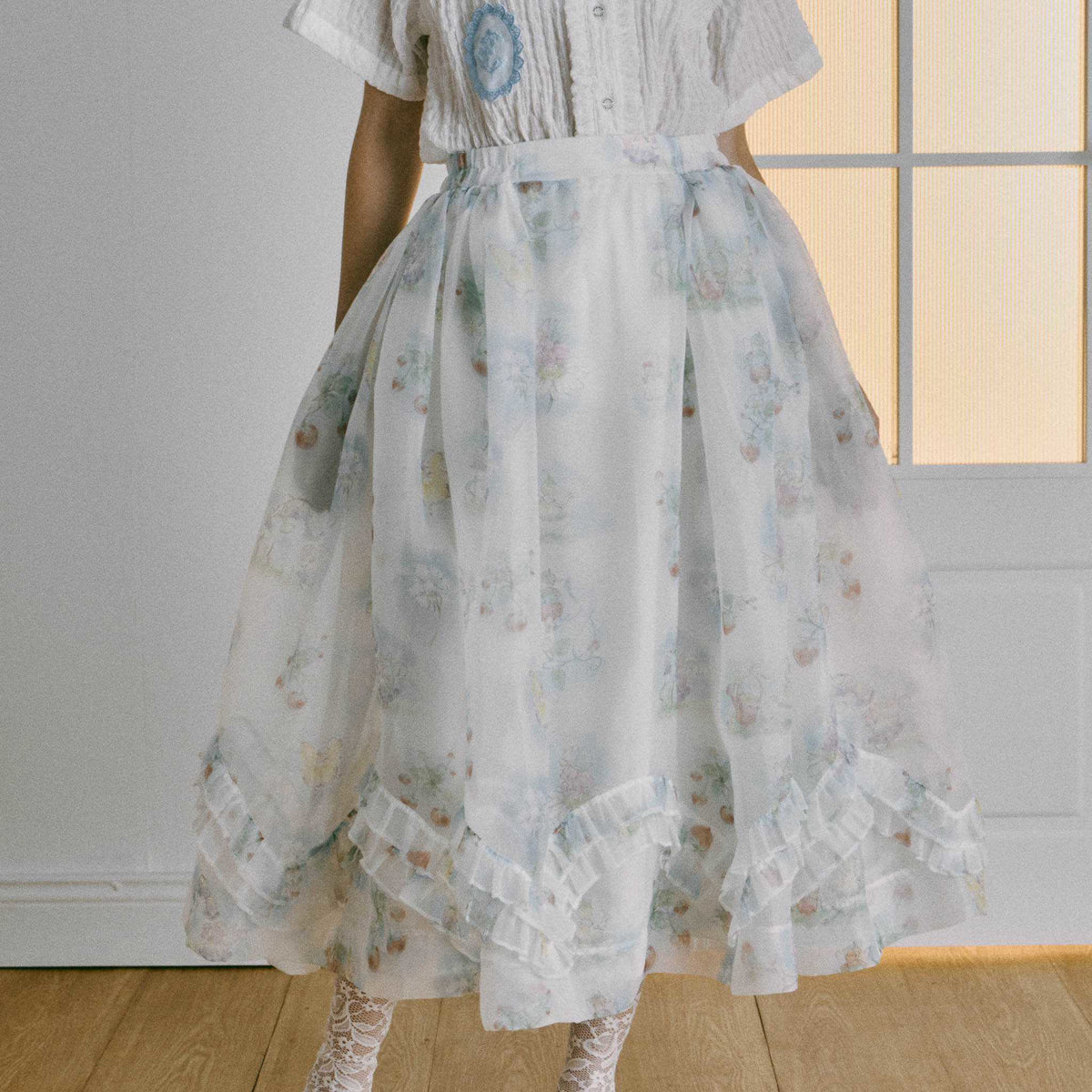 Endless Holiday Promise Bow Skirt Bloooming Waltz