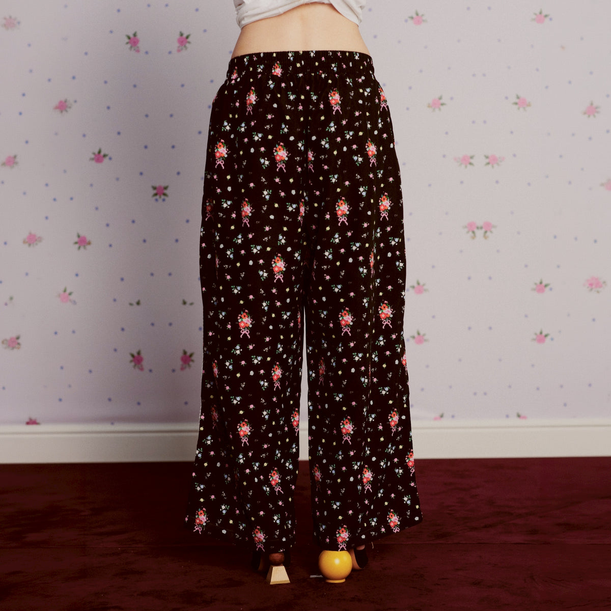 Endless Holiday Lace Eden Pants Noir Wallflower