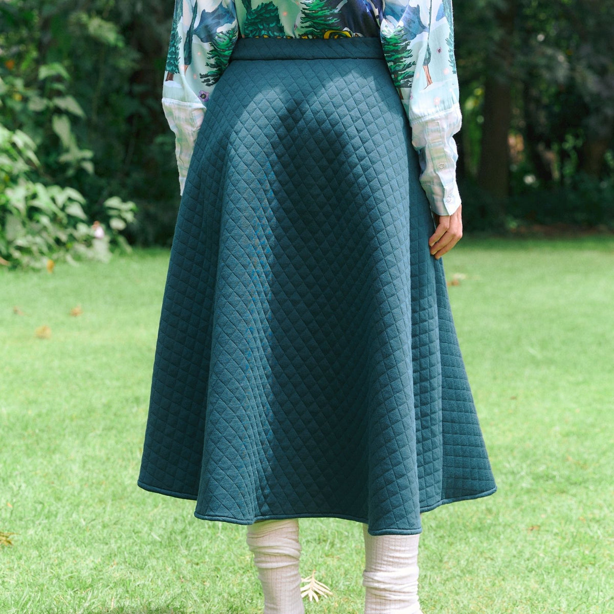 Endless Holiday Round Round Skirt Green Hunter