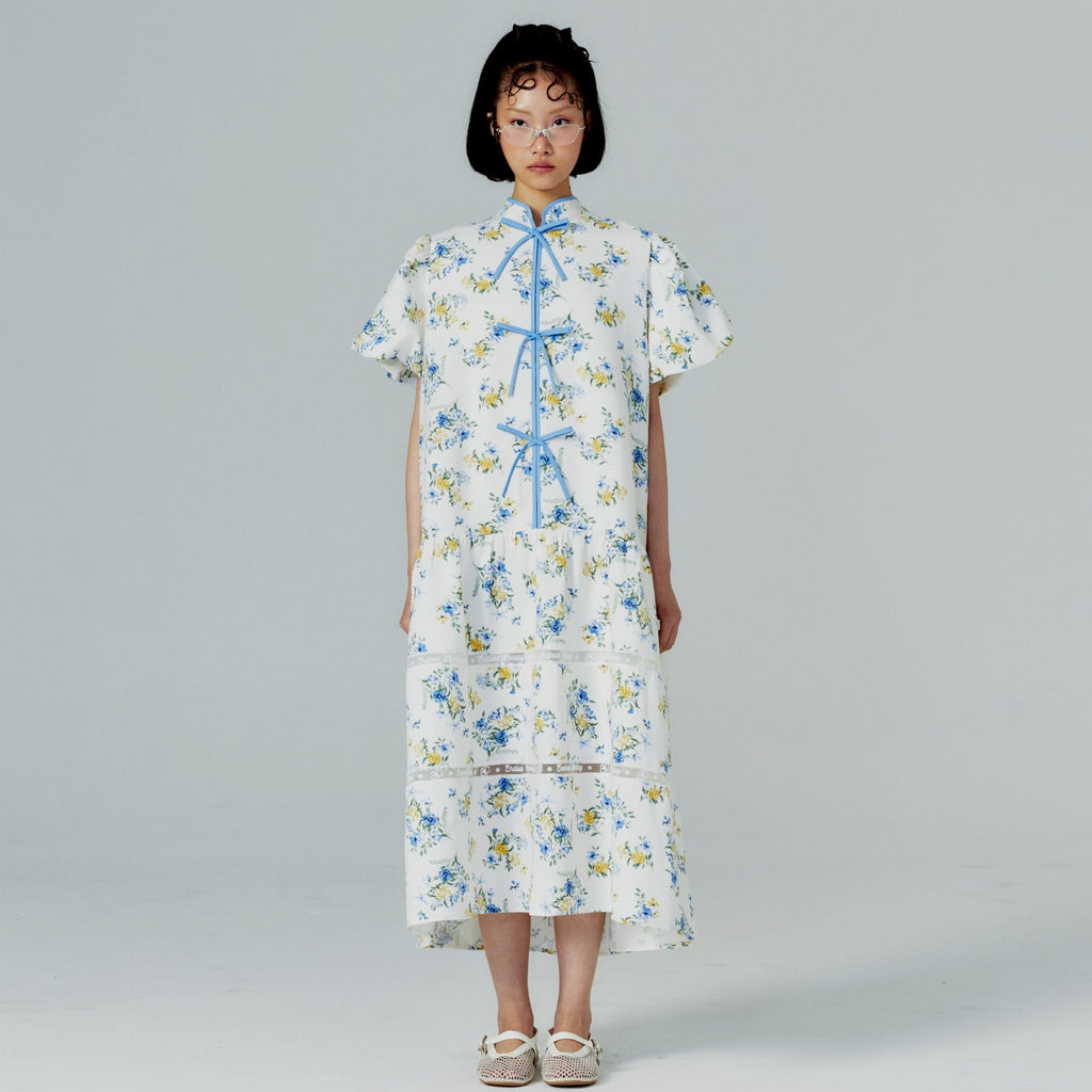 Endless Holiday Fu Tie Eden Dress Flower Charm