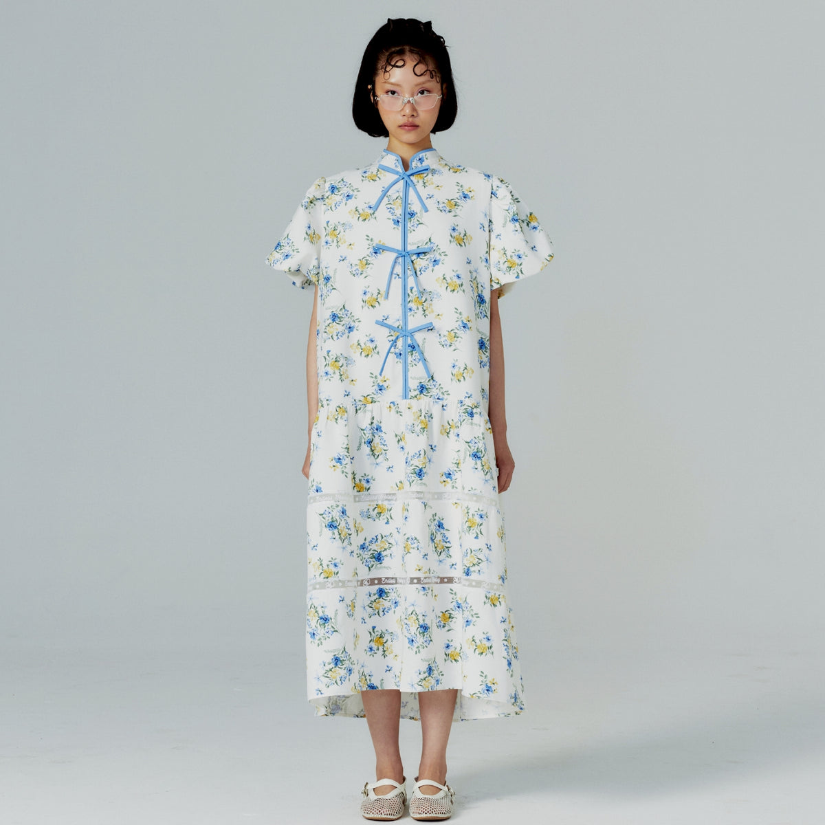 Endless Holiday Fu Tie Eden Dress Flower Charm