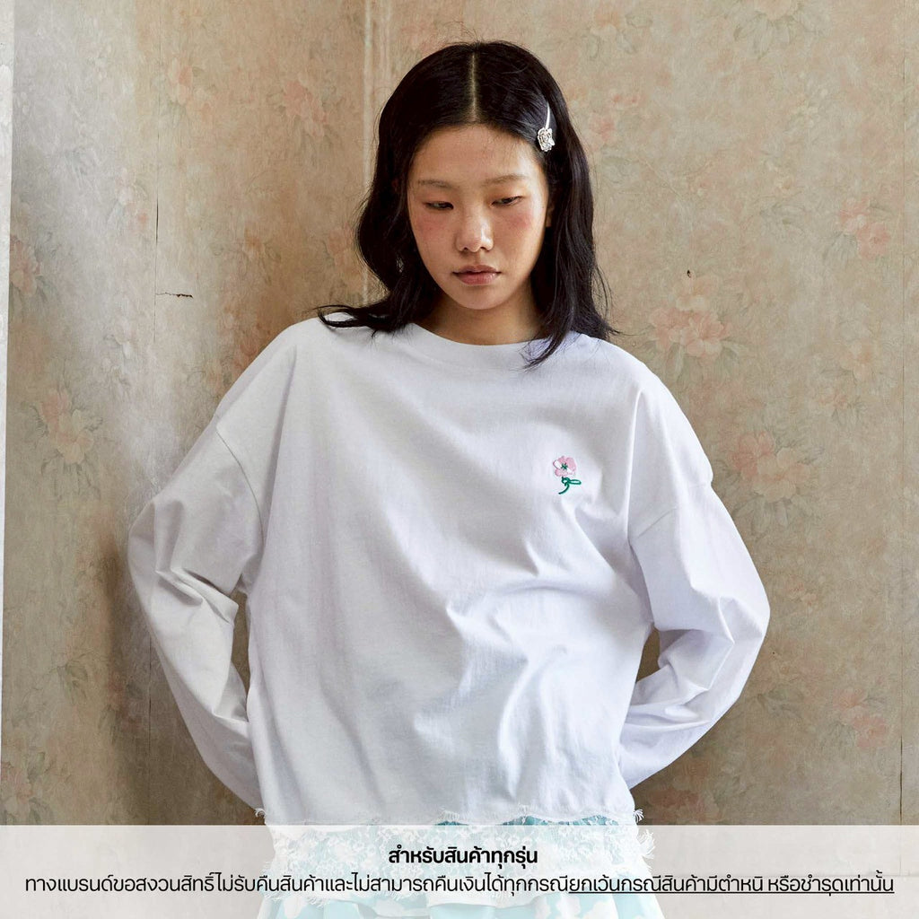 Endless Holiday Lace Whisper Longsleeve Tee Holiday Cloud