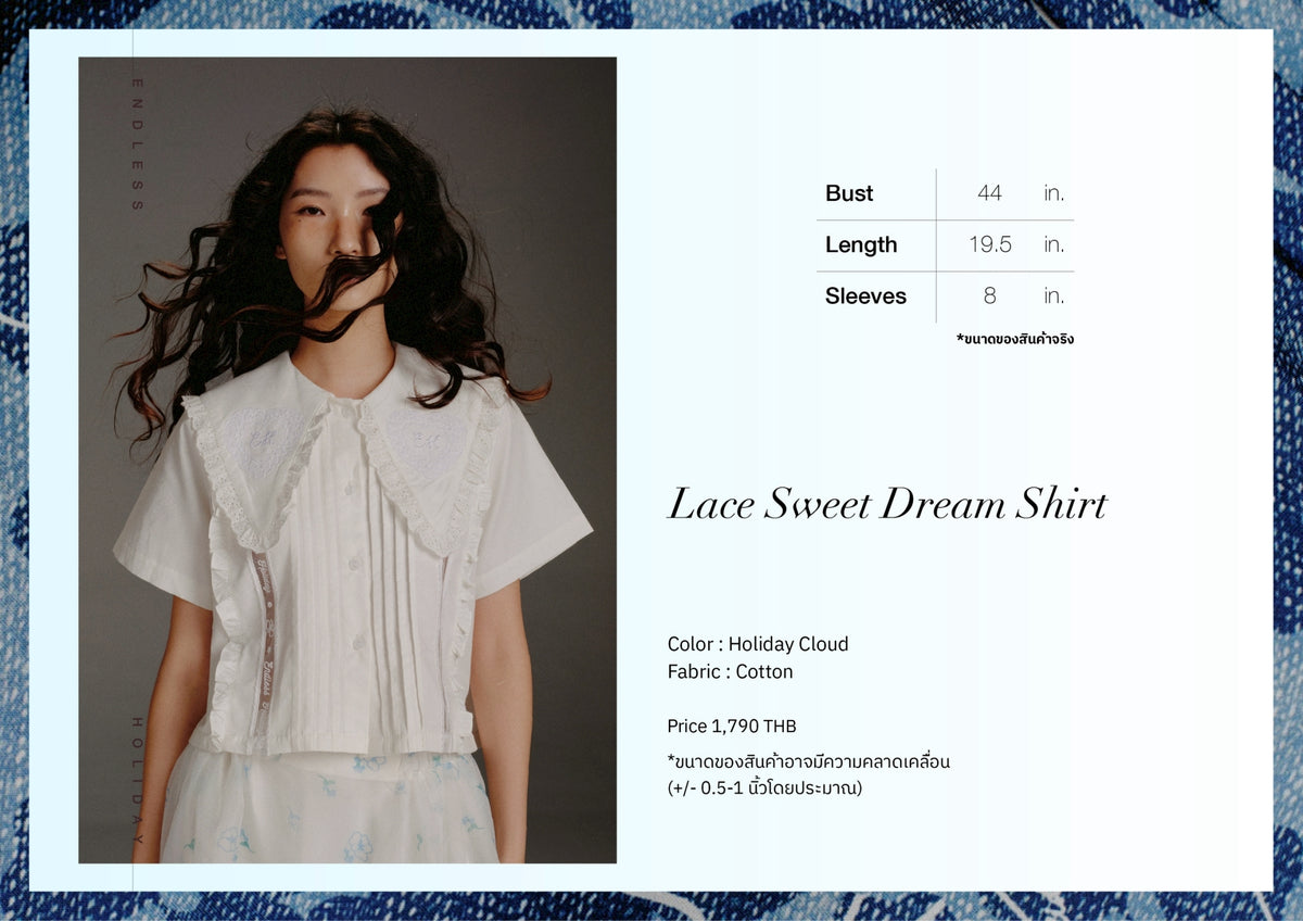 Endless Holiday Lace Sweet Dream Shirt Holiday Cloud