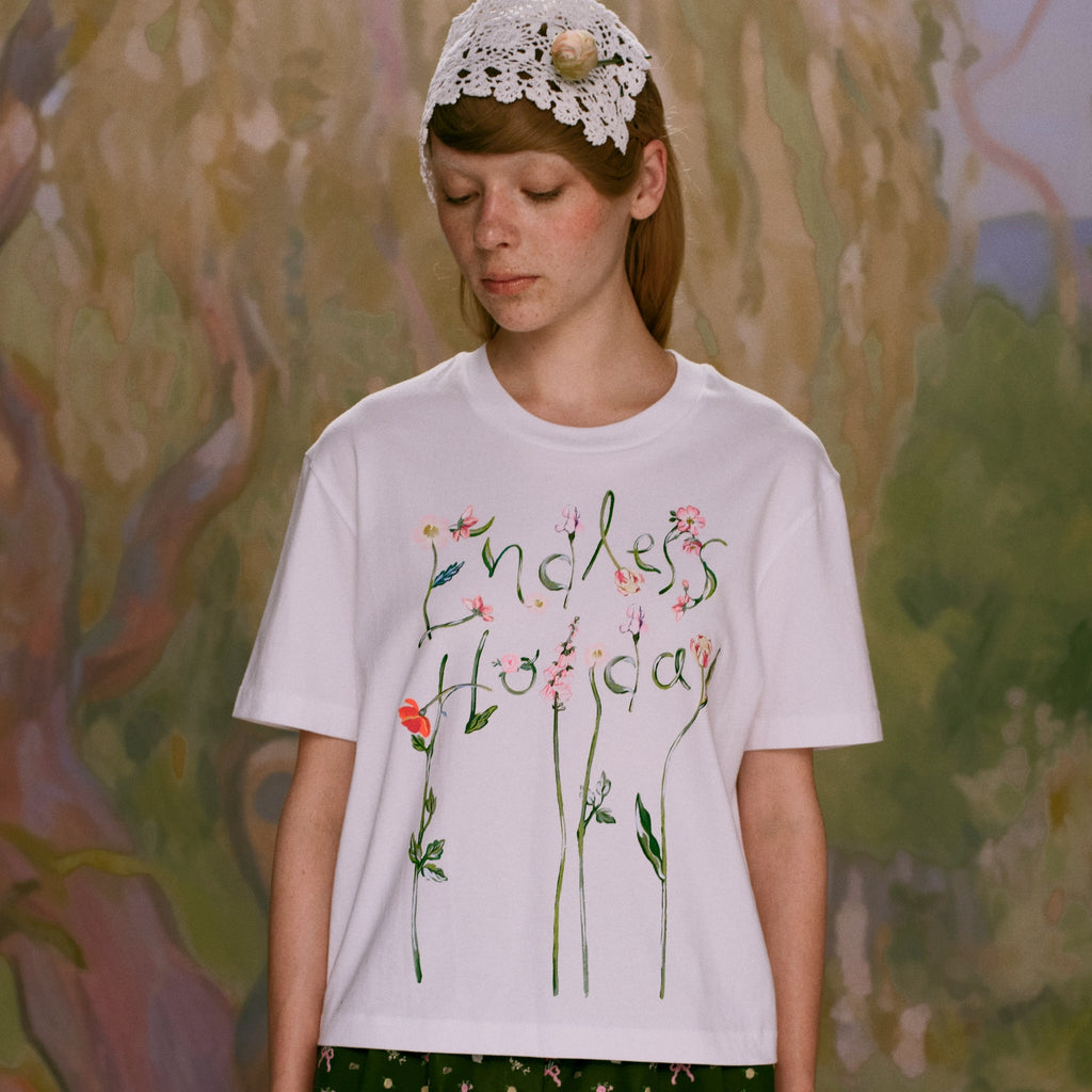 Endless Holiday Weekend Tee  Alphabet of Blooms