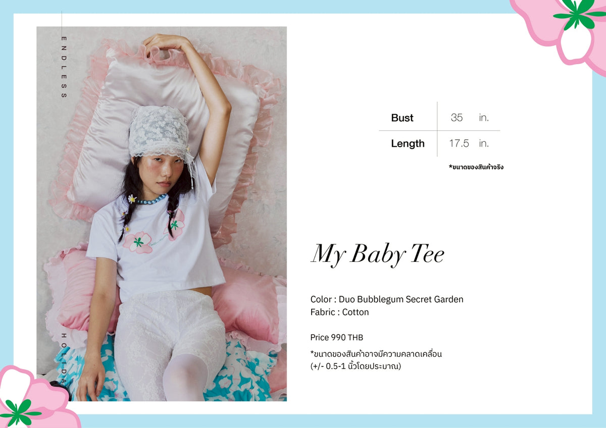 Endless Holiday My Baby Tee Duo Bubblegum Secret Garden