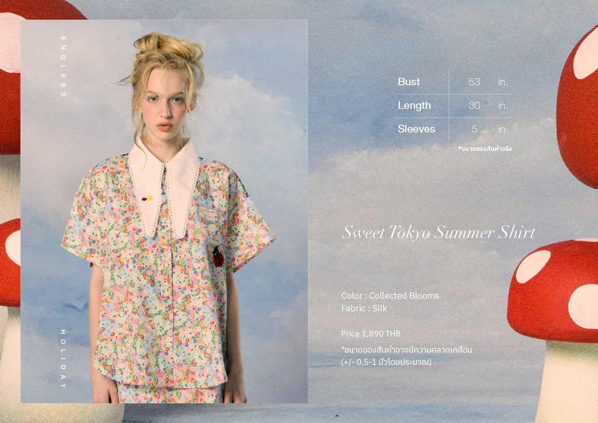 Endless Holiday Sweet Tokyo Summer Shirt Collected Blooms