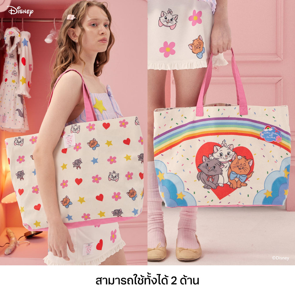 Endless Holiday Holiday Tote Bag Happy Aristocats Purrland