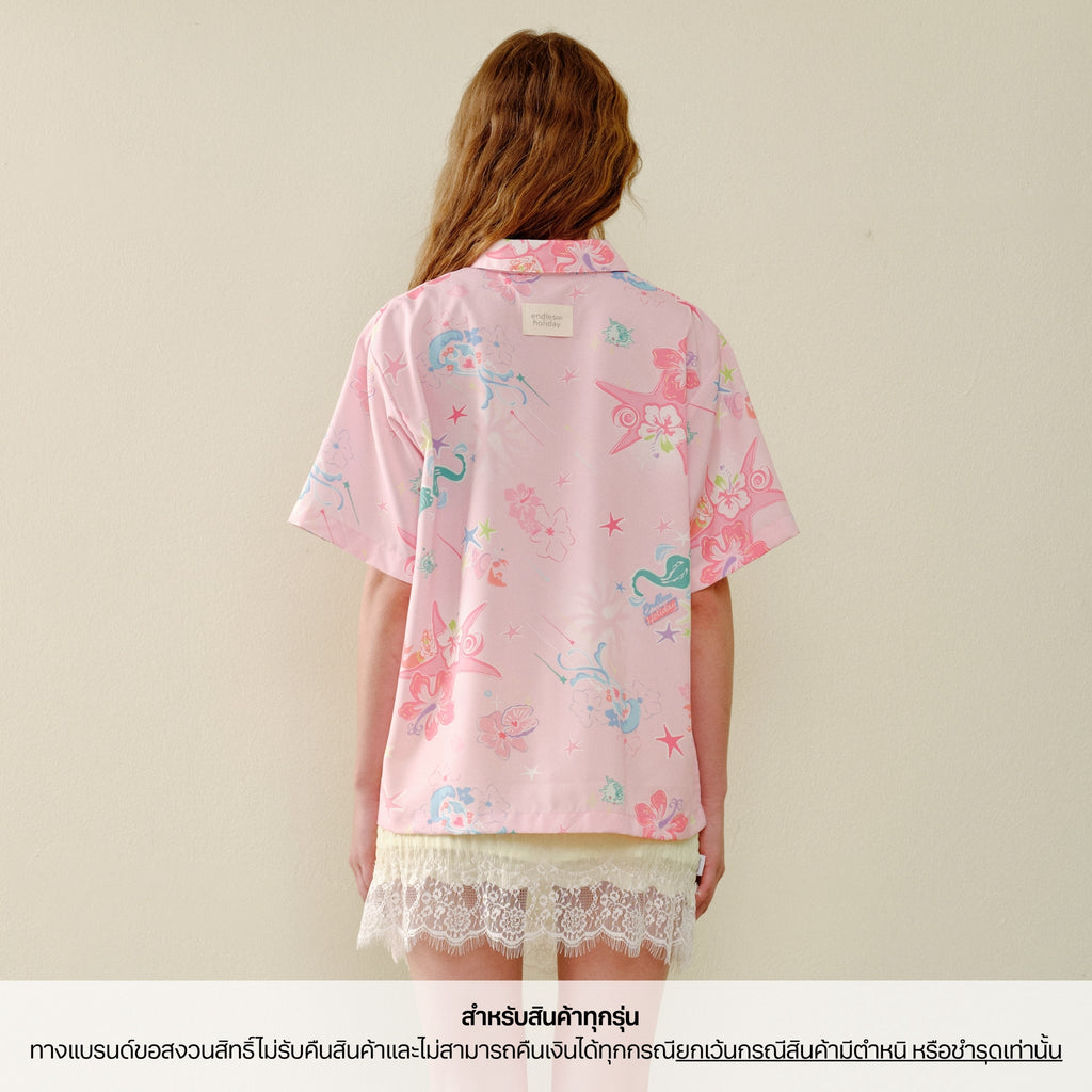 Endless Holiday All Day Shirt Pink Siren Summer