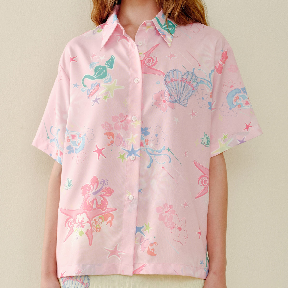 Endless Holiday All Day Shirt Pink Siren Summer