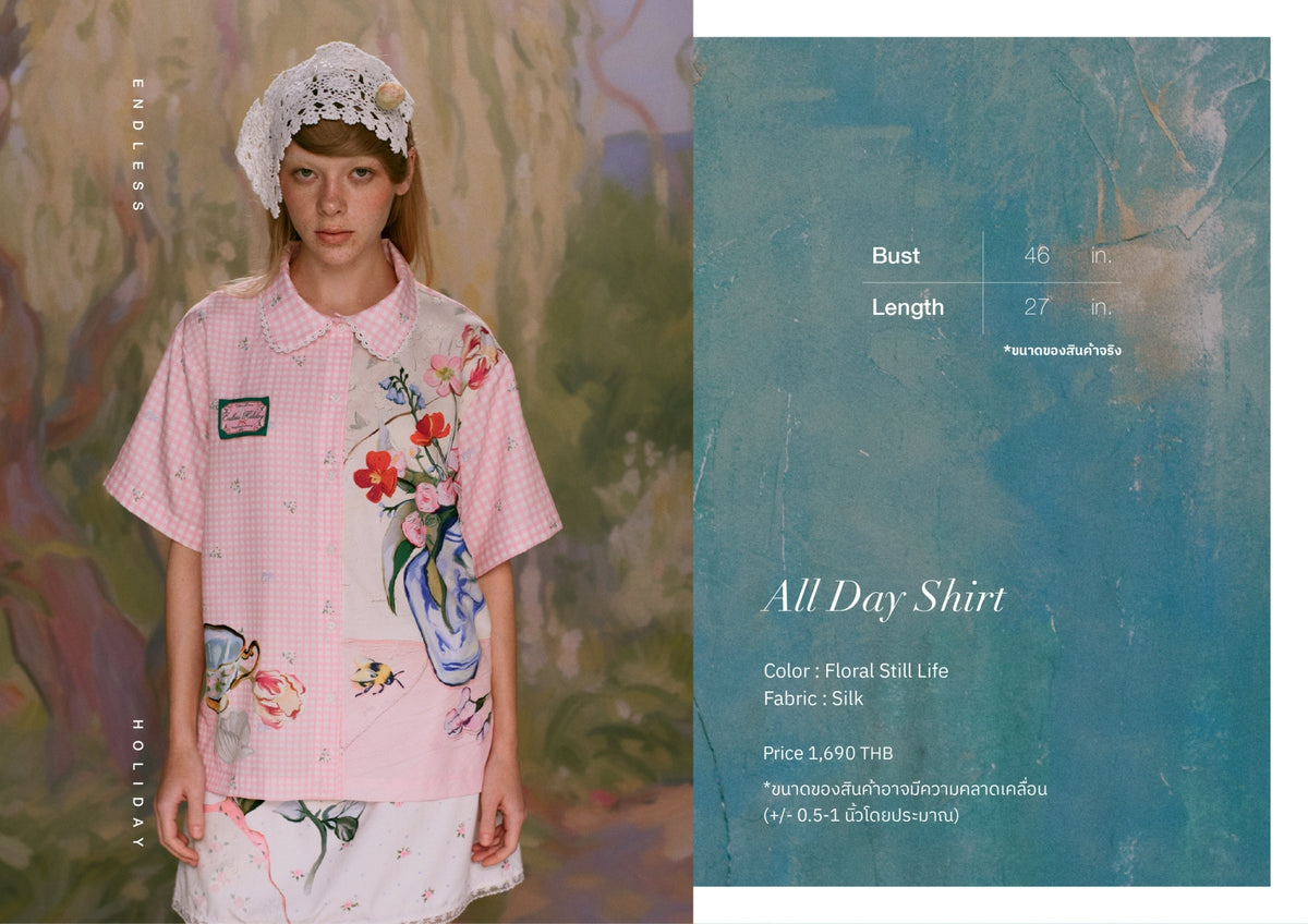 Endless Holiday All Day Shirt Floral Still Life