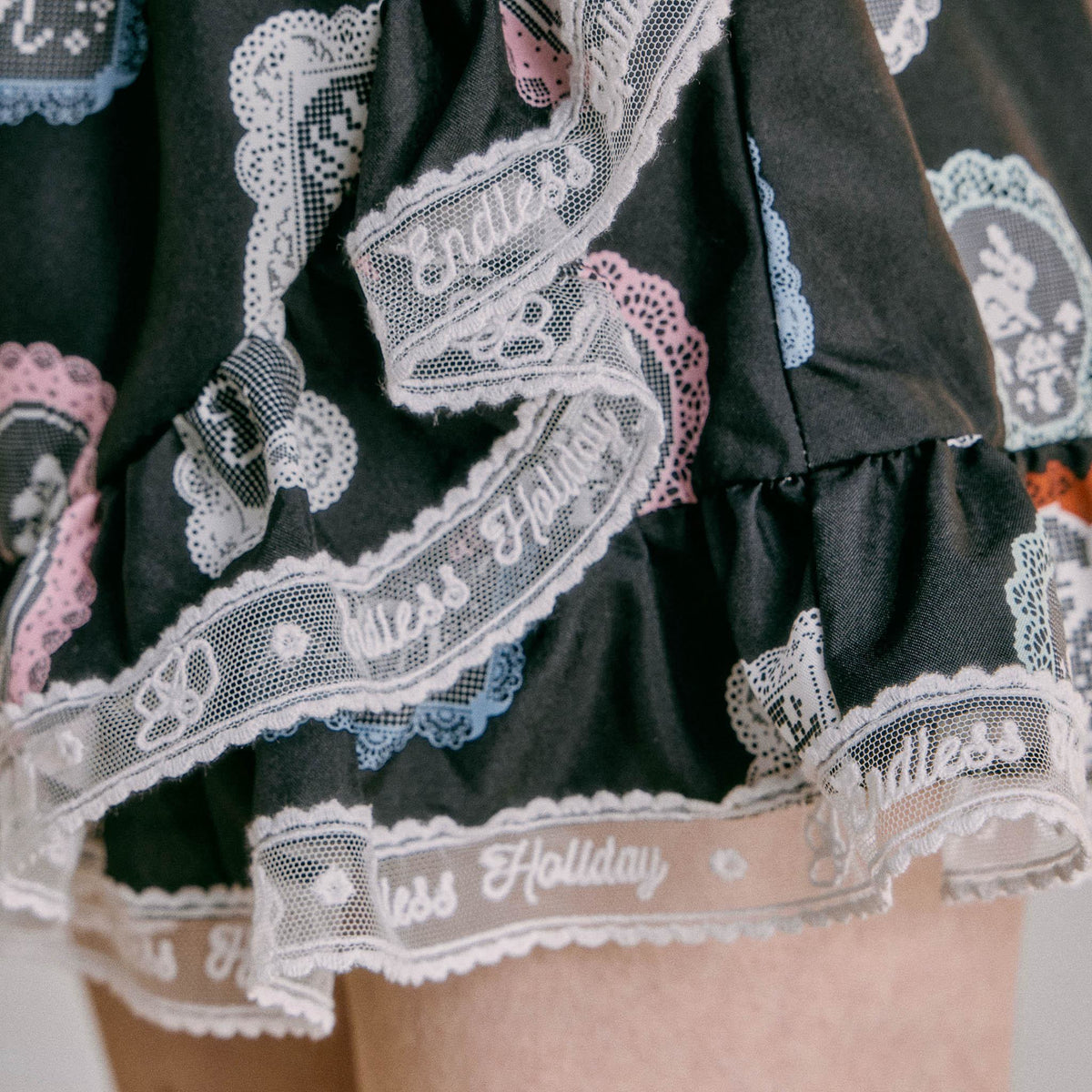 Endless Holiday Jerbao Shirt & Ruff Skort Set Crochet Garden