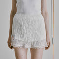 [รอบจัดส่ง 28-30 กย] Endless Holiday Amour Skort Tiny Ivory Wings