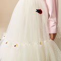 Endless Holiday Fairy Tulle Midi Skirt Dream White & Daisy