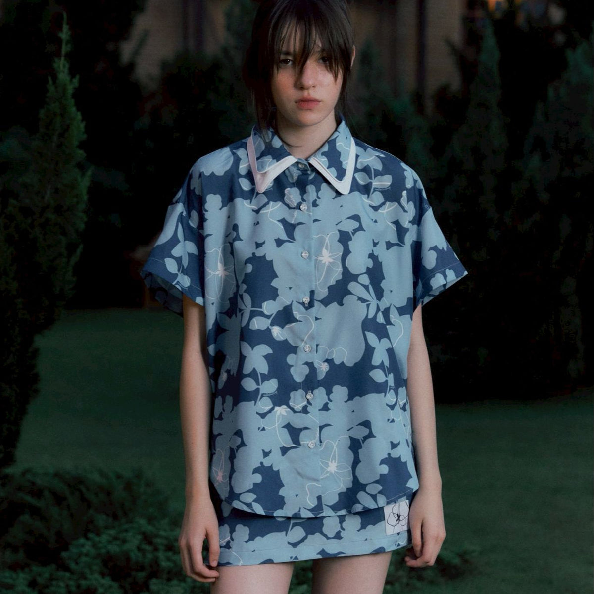 Endless Holiday City Skorts Misty Blue