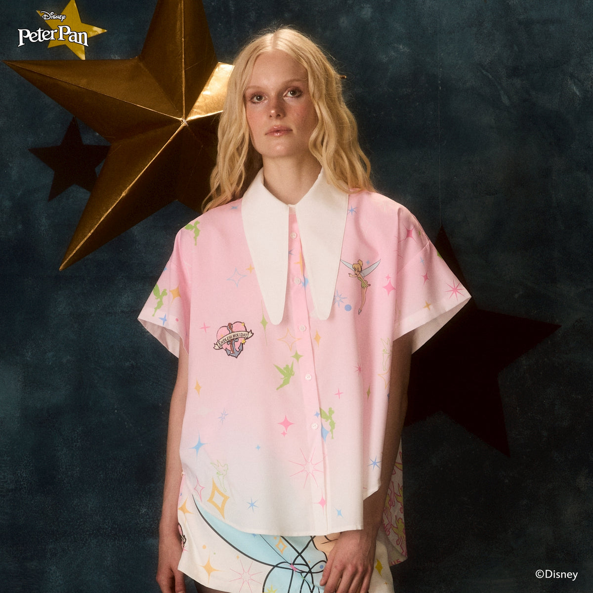 Endless Holiday Tokyo Summer Shirt Tinker Bell Pink Skies