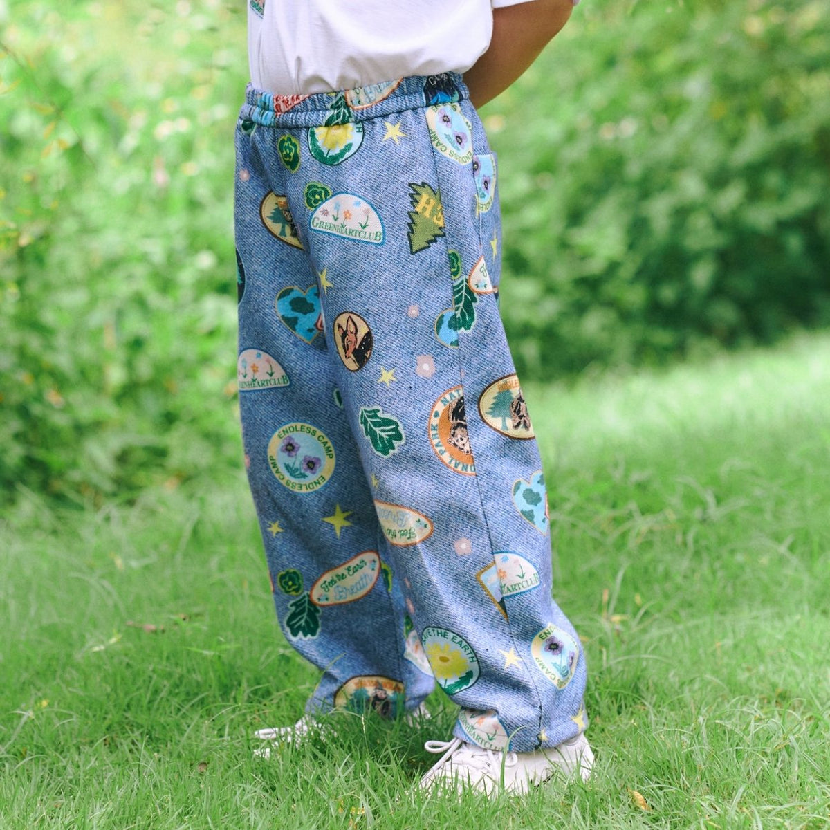 Endless holiday Mini Camp Trail Pants Like Denim Blue Patchbound