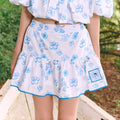 Endless Holiday Solo Row Skorts Blue Paradise