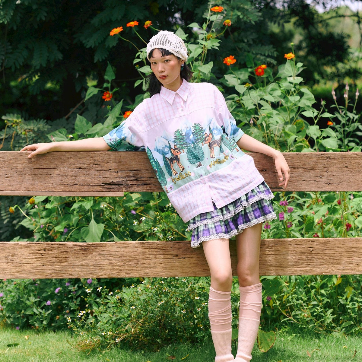 Endless Holiday Everlight Shirt Deerly Dreamy & Whisper Pink