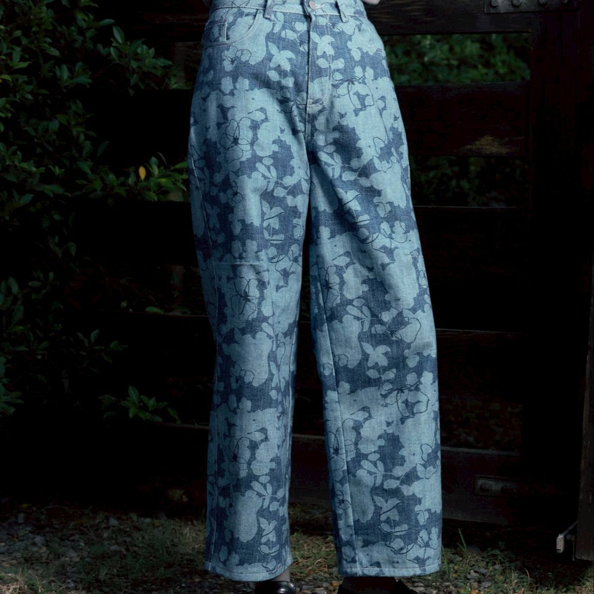 Endless Holiday Wanderer Baggy Pants Misty Denim