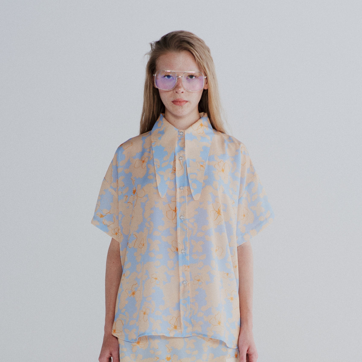 Endless Holiday Tokyo Summer Shirts เสื้อเชิ้ตแขนสั้น Collar Wing