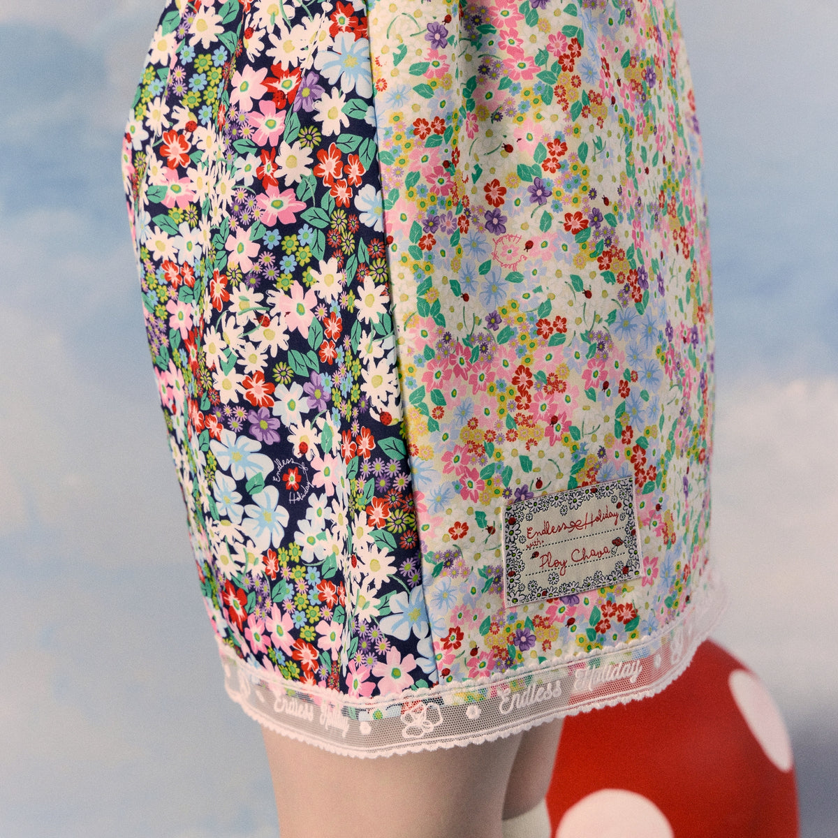 Endless Holiday Ruf City Midi Skort Collected Blooms