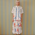 [Limited Edition] Endless Holiday All Day Shirt & Pleatful Skirt Set Lantern Blossom Ride
