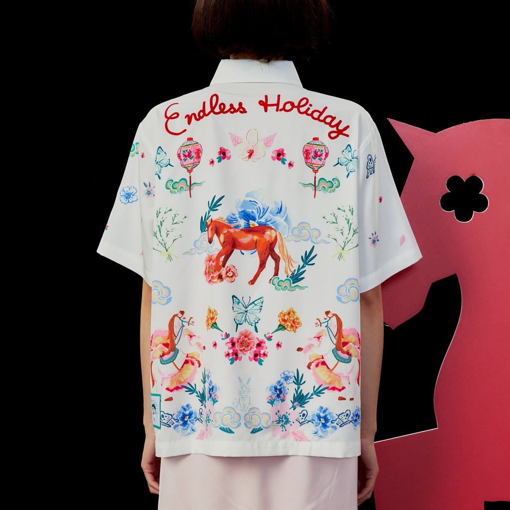 Endless Holiday All Day Shirt Lantern Blossom Ride