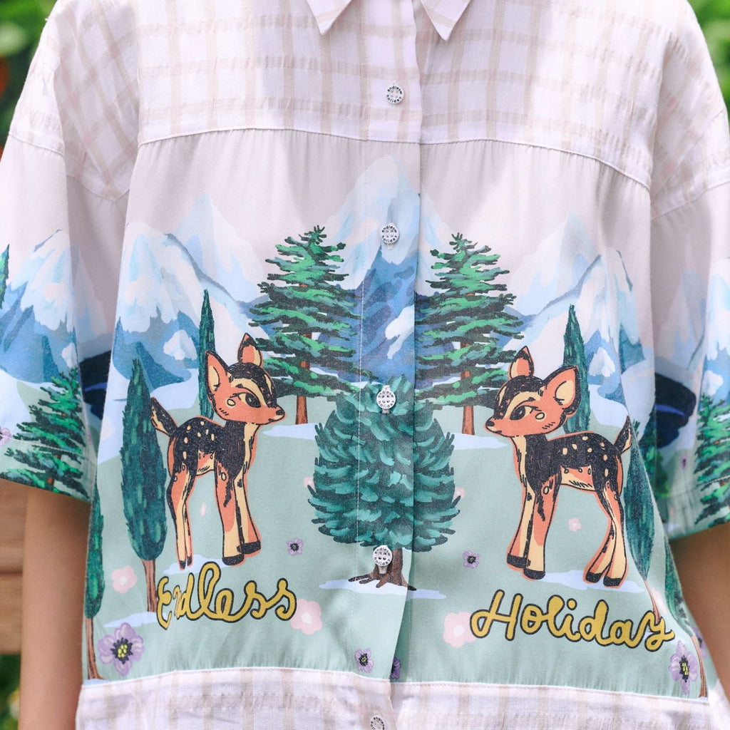 Endless Holiday Everlight Shirt Deerly Dreamy & Whisper Pink