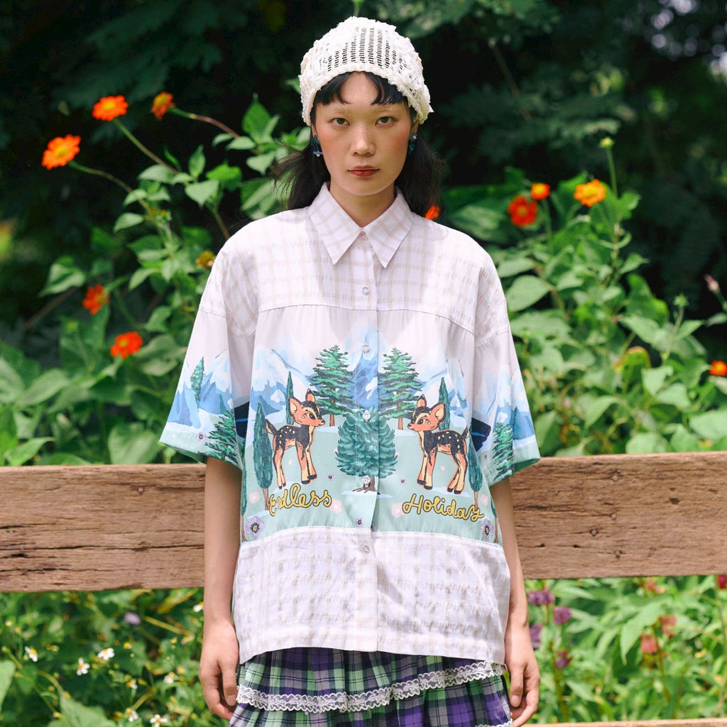 Endless Holiday Everlight Shirt Deerly Dreamy & Whisper Pink