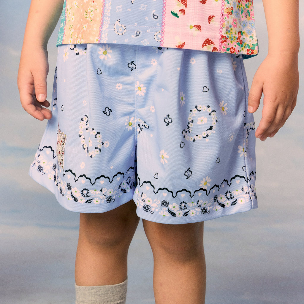 Endless Holiday Mini All Night Shorts Daisy Sky Bandana