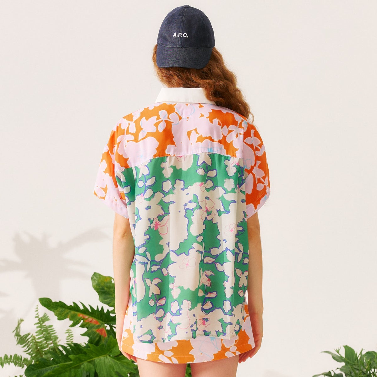 Endless Holiday Everyday Shirt HAPPY TANGERINE & BABY BLUE