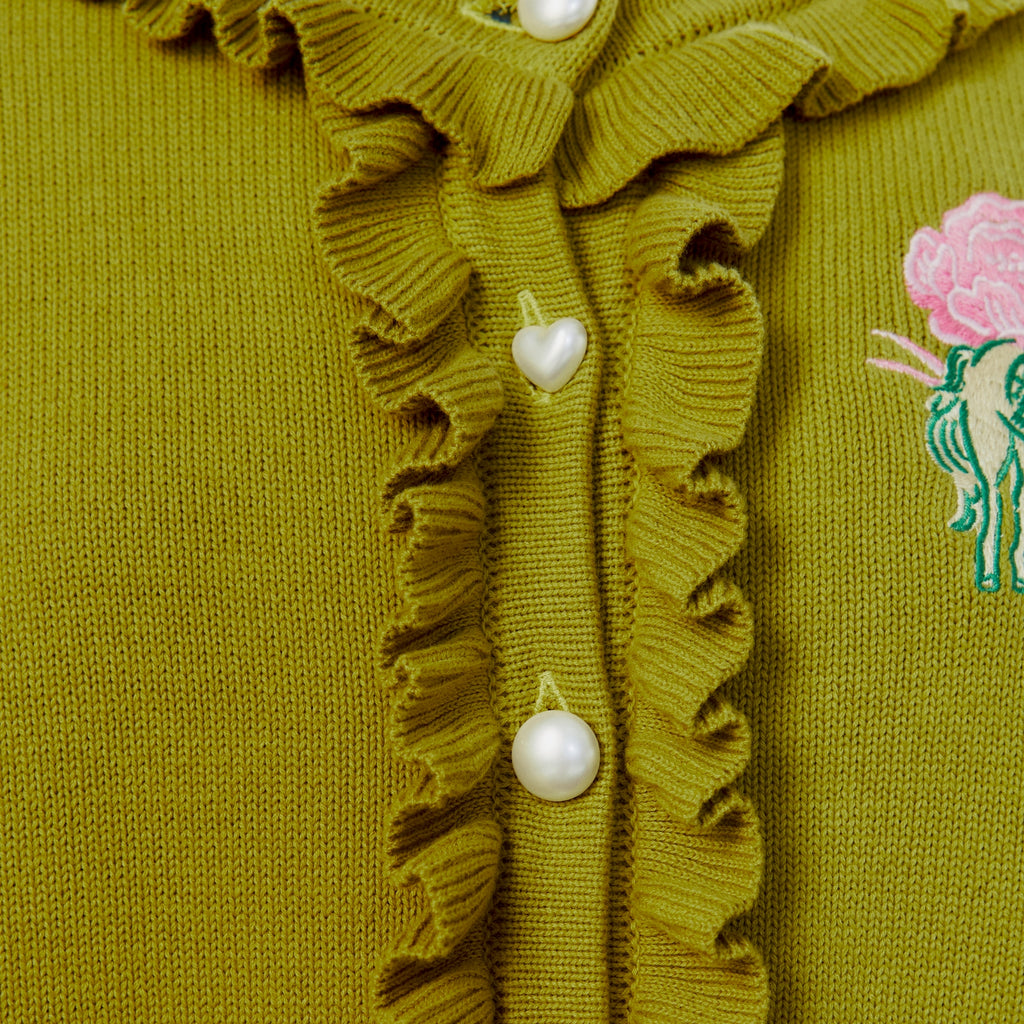 Endless Holiday Endearing Knit Cardigan Lucky Bunny Garden