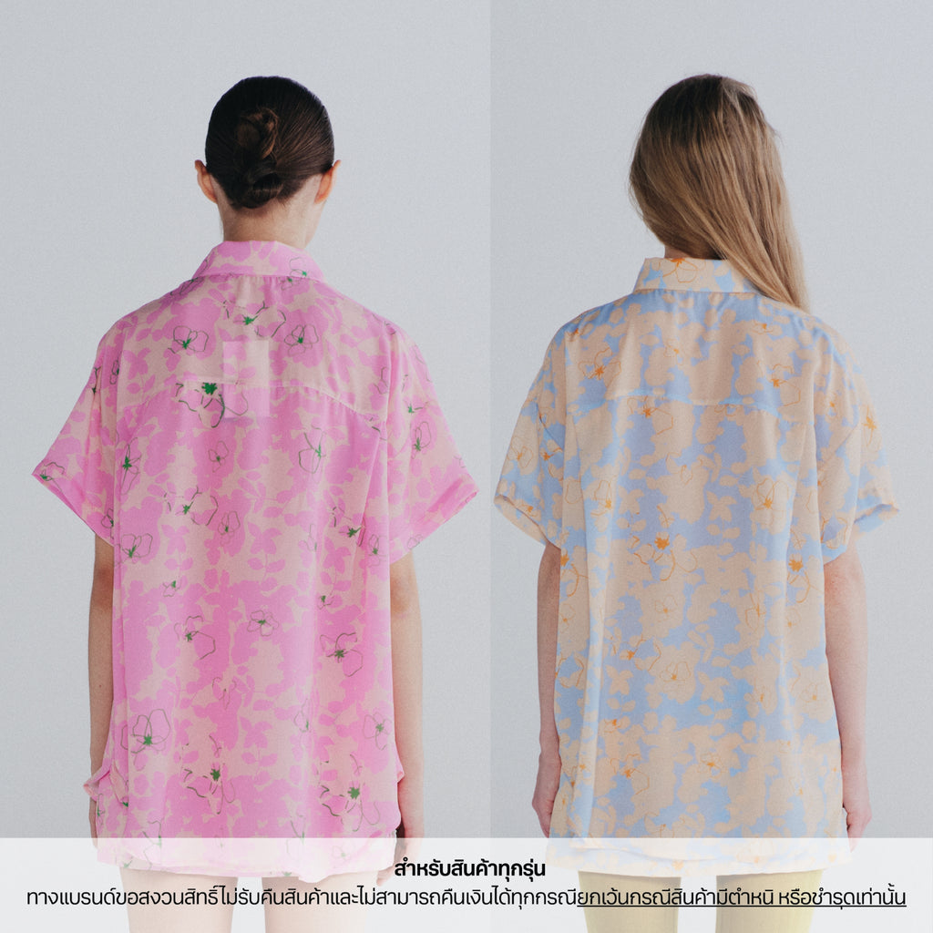Endless Holiday Tokyo Summer Shirts เสื้อเชิ้ตแขนสั้น Collar Wing