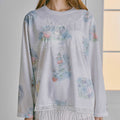 [รอบจัดส่ง 22-23 กย ]Endless Holiday Forever Longsleeve Top Bloooming Waltz