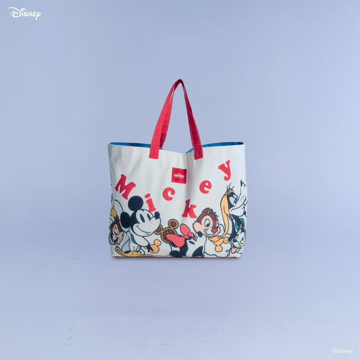 Endless Holiday Happy Holiday Tote Bag With Joy Mickey & Friends