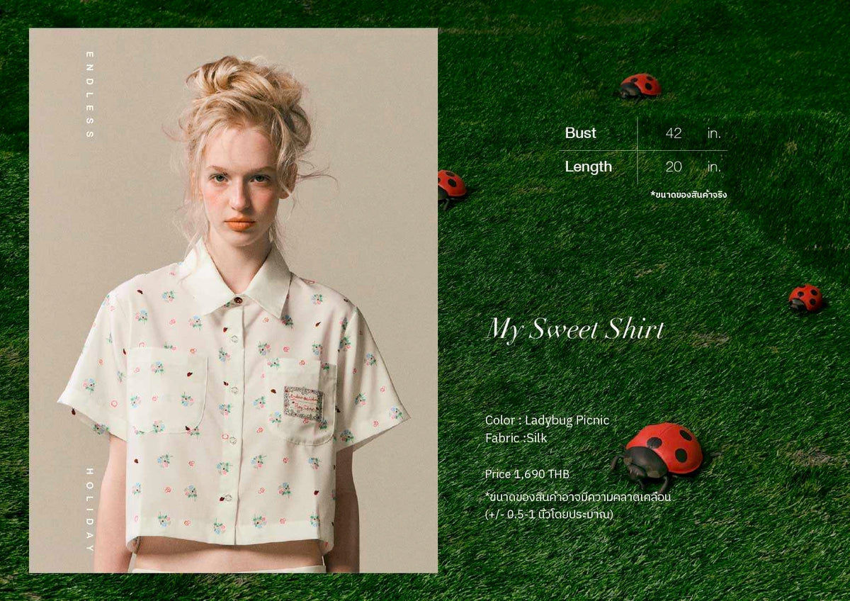 Endless Holiday My Sweet Shirt Ladybug Picnic