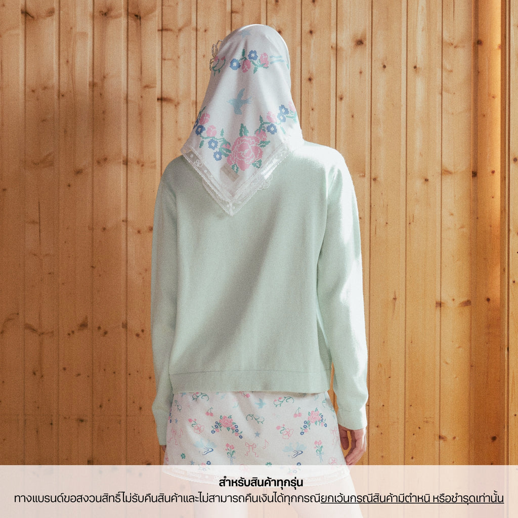 Endless Holiday Together Knit Cardigan Mint Secret Stitch