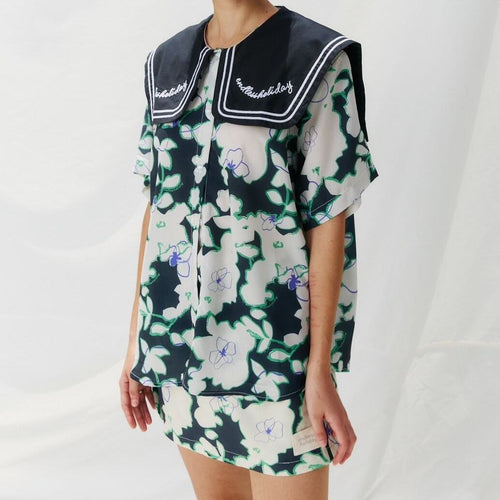 Endless Holiday City Skorts Cosmic Black & Hunter Green