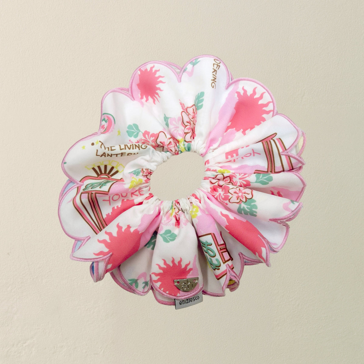 Endless Holiday Scalloped Scrunchie Island Vacation