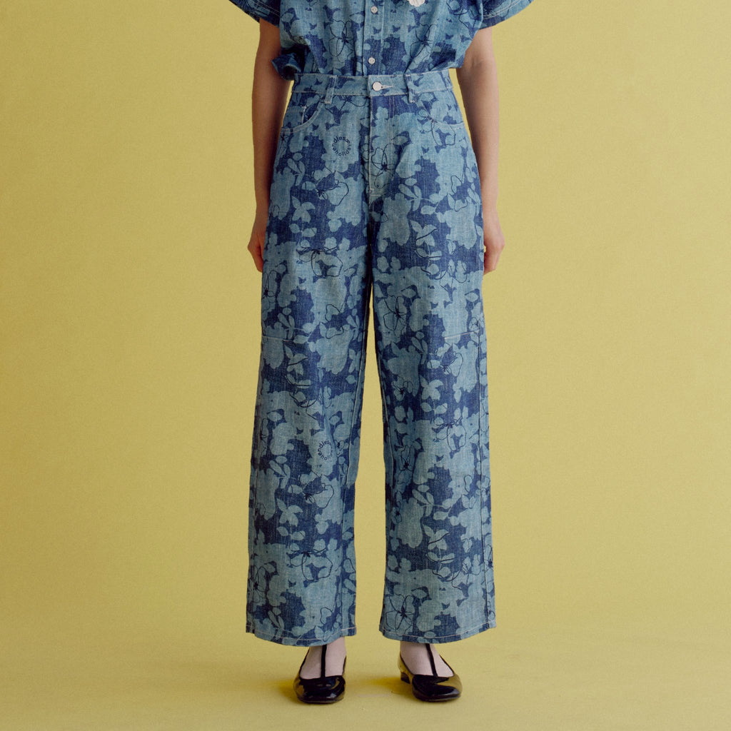 Endless Holiday Wanderer Pants Misty Denim