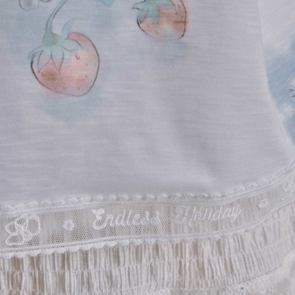 [รอบจัดส่ง 22-23 กย ]Endless Holiday Forever Longsleeve Top Bloooming Waltz