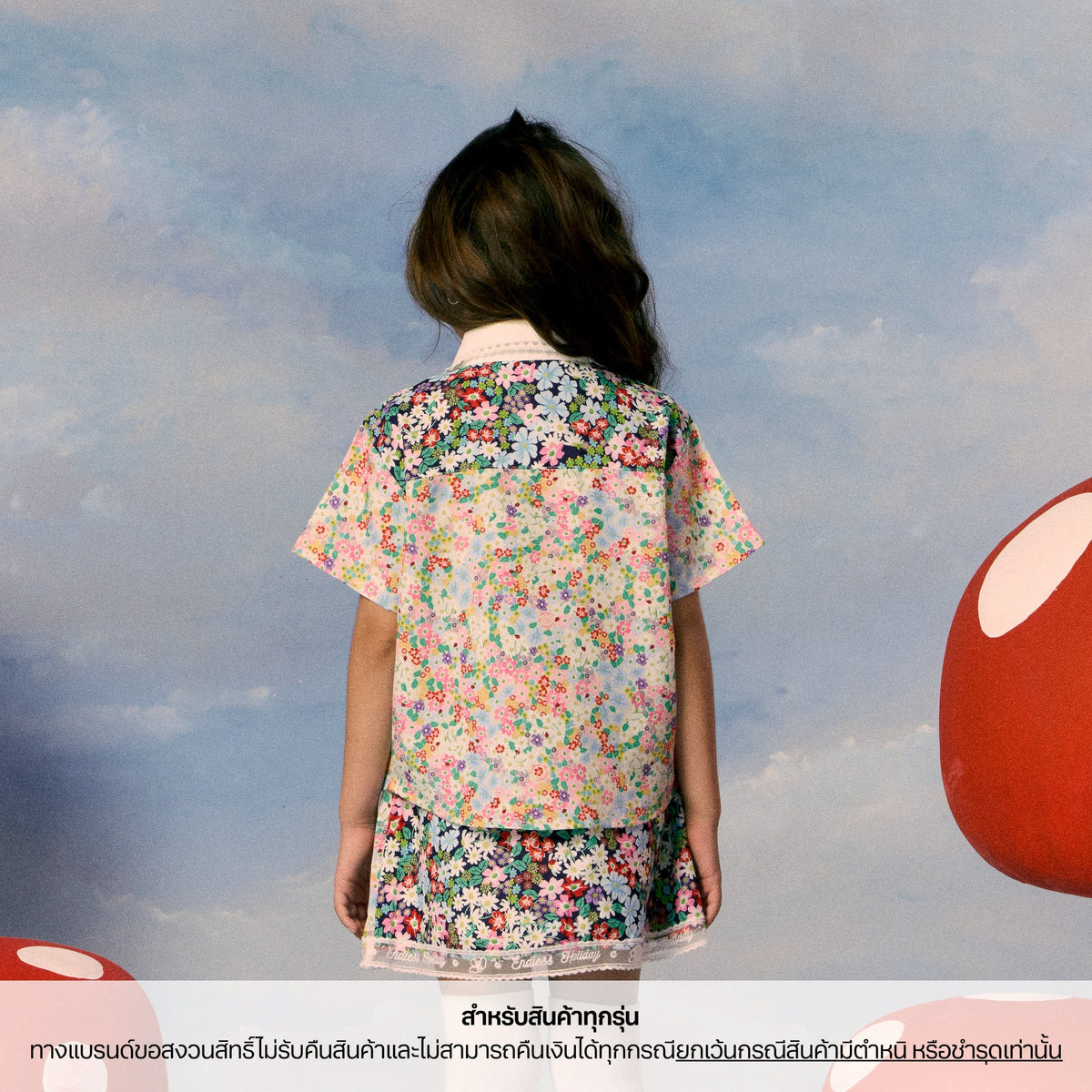 Endless Holiday Mini Sweet Tokyo Summer Shirt & Ruf City Skort Set Collected Blooms